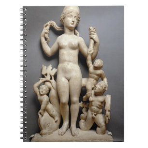 Carnet Vénus avec le putti, un triton et un dauphin,