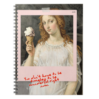 Carnet Venus + Ice Cream Sandro Botticelli Notebook