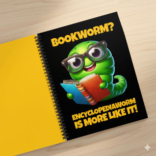 Carnet Ver de bibliothèque drôle? Ver encyclopédique est