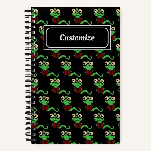 Carnet Ver joyeux Black Bookworm (Recto)