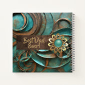 Carnet Verdigris Metal Art pour papa (Dos)