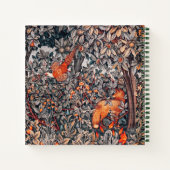 Carnet VERDURE, ANIMAUX FORESTIERS Pheasant, Renard rouge (Dos)
