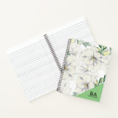 Carnet Verdure fleurie monographie Initiales professionne (Intérieur)