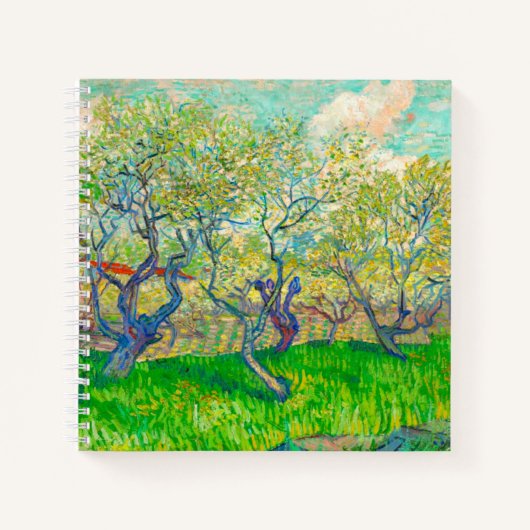Carnet Verger en fleurs de Vincent van Gogh (Devant)