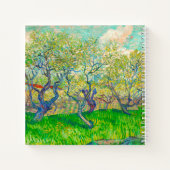 Carnet Verger en fleurs de Vincent van Gogh (Dos)