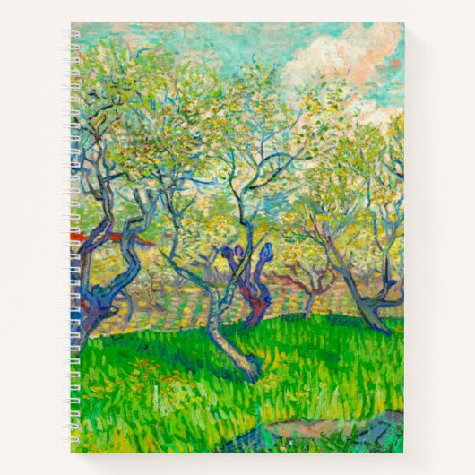 Carnet Verger en fleurs de Vincent van Gogh (Devant)