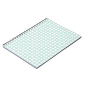 Carnet Vérifications vert menthe (Côté gauche)