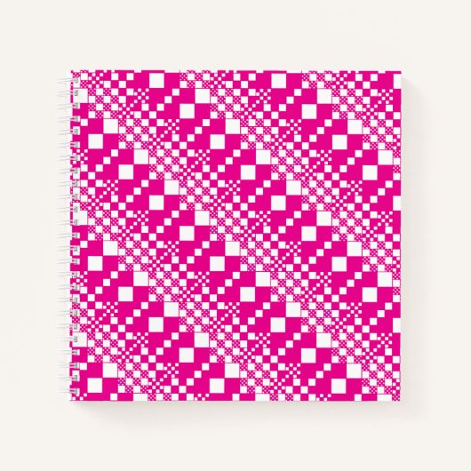 Carnet Vérifié, Chèques en Magenta et Blanc (Devant)