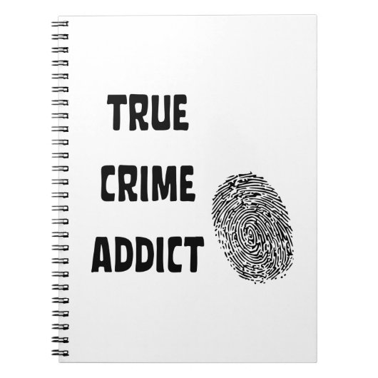 Carnet Véritable adepte du crime (Devant)