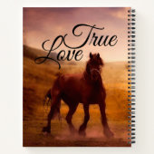 Carnet Véritable Cheval d'Amour (Dos)