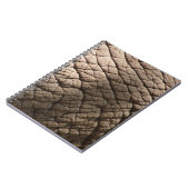 Carnet Véritable Texture De Peau D'Éléphant, Rincée. (Côté gauche)