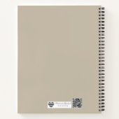 Carnet Vérité de machine à écrire | Citation authentique (Dos)