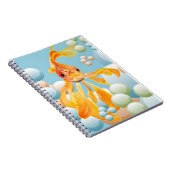 Carnet Vermillion Oiseaux Dans L'Eau Bubble Pastel (Côté Droit)