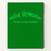 Carnet Vermont autochtone (Dos)
