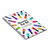 Carnet Vernis à ongles arc-en-ciel brillant Tech Salon pe (Côté Droit)