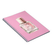 Carnet Vernis à Ongles Rose Élégant (Côté Droit)
