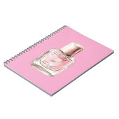 Carnet Vernis à Ongles Rose Élégant (Côté gauche)