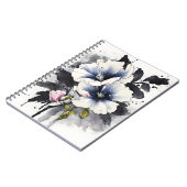 Carnet Véronique - Fleurs aquarelle (Côté gauche)