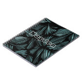 Carnet Verre brisé Abstrait cool Personnalisé (Côté gauche)