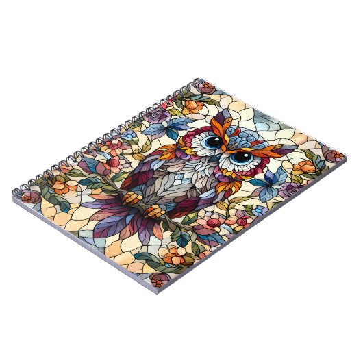 Carnet Verre Chouette Inspiré (Côté gauche)