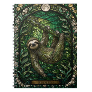 Carnet Verre de couleur Illumina de la canopée de la forê