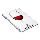 CARNET VERRE DE VIN ROUGE (Côté Droit)
