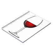 CARNET VERRE DE VIN ROUGE (Côté gauche)