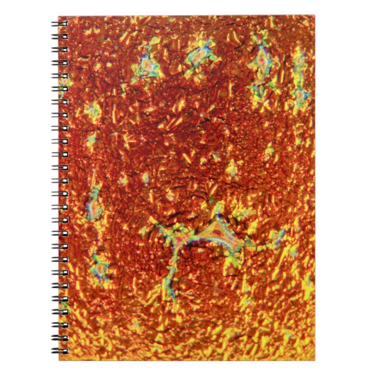 Carnet Verre fusionné or (Devant)