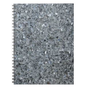 Carnet Verre gris d'étincelle de Faux