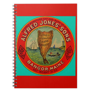 Carnet vers 1900 Alfred Jones Sons Finnan Haddie étiquett
