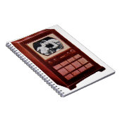 Carnet vers 1951 téléviseur diffusant la boxe (Côté Droit)