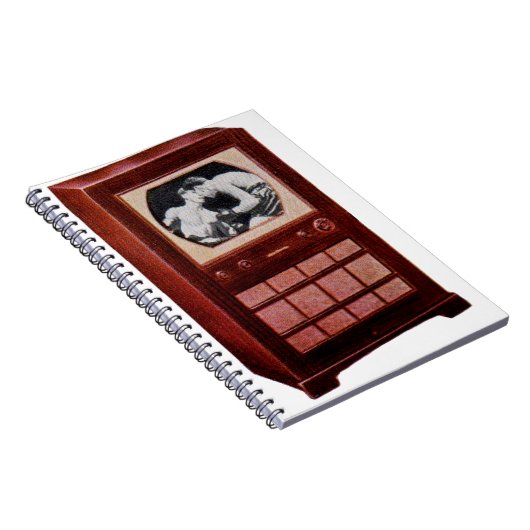 Carnet vers 1951 téléviseur diffusant la boxe (Côté Droit)