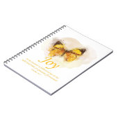 Carnet Verse de la Bible du papillon chrétien féminin : J (Côté gauche)