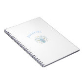 Carnet Verseau blanc, zodiaque, impression de signe du zo (Côté Droit)