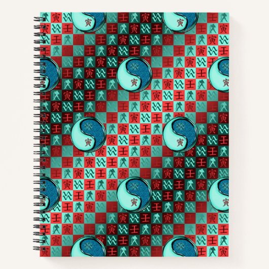 Carnet Verseau & Tigre d'eau (Devant)