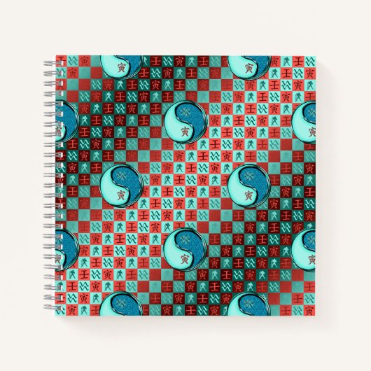 Carnet Verseau & Tigre d'eau (Devant)