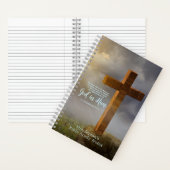 Carnet Verset biblique en bois personnalisé (À l'intérieur)