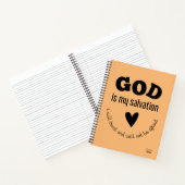 Carnet Verset de la Bible | Écriture Foi Religieuse Prièr (Intérieur)