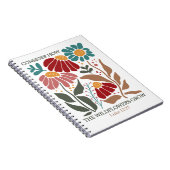 Carnet Verset de la Bible fleur sauvage (Côté Droit)