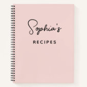 Carnet Version manuscrite moderne de signature Script Blu (Devant)