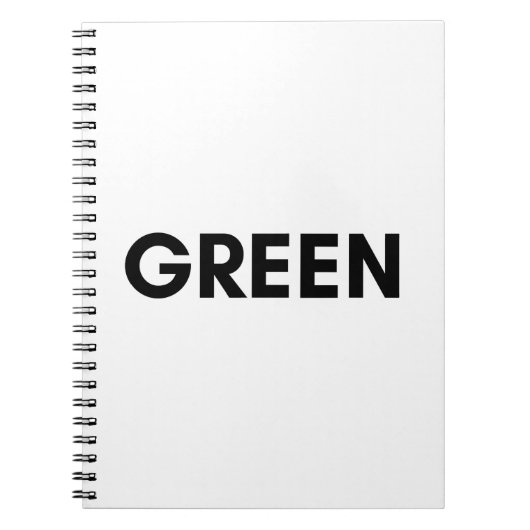 Carnet vert (Devant)