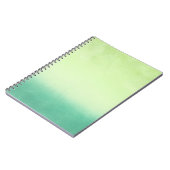 Carnet vert Arrière - plan jaune (Côté gauche)