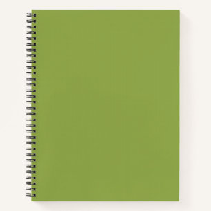 Carnet Vert citron modéré uni