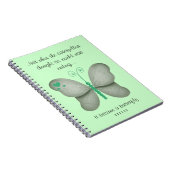 Carnet vert de papillon (Côté Droit)