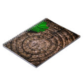 Carnet vert de souche Abstraite (Côté gauche)