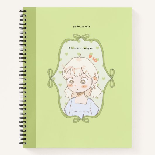 Carnet Vert doux (Devant)