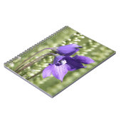 Carnet vert doux et violet (Côté gauche)