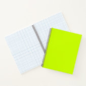 Carnet Vert électrique uni (Intérieur)