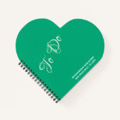 Carnet Vert émeraude (Devant)