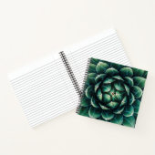Carnet Vert et blanc Succulent (Intérieur)